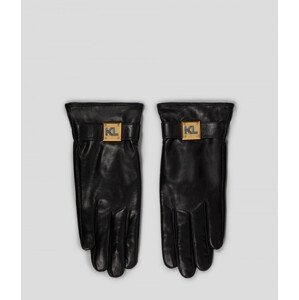 Rukavice Karl Lagerfeld K/Kube Ff Glove Čierna S