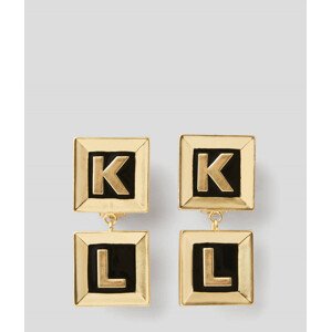 Náušnice Karl Lagerfeld K/Kube Enamel Earring Žltá None