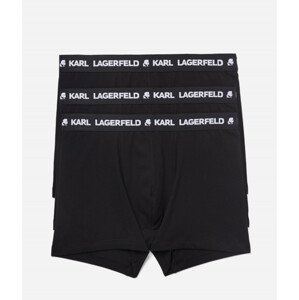 Spodná Bielizeň Karl Lagerfeld Logo Trunk Set 3-Pack Čierna M