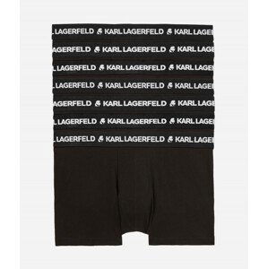 Spodná Bielizeň Karl Lagerfeld Logo Trunk Set 7-Pack Čierna S