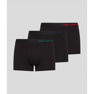 Spodná Bielizeň Karl Lagerfeld Hip Logo Trunk 3-Pack Čierna S