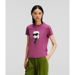 Tričko Karl Lagerfeld Ikonik 2.0 Karl T-Shirt Fialová M