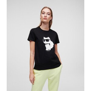 Tričko Karl Lagerfeld Ikonik 2.0 Choupette T-Shirt Čierna M