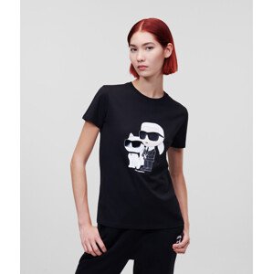 Tričko Karl Lagerfeld Ikonik 2.0 T-Shirt Čierna M