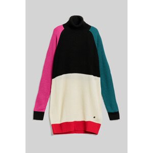 Sveter Karl Lagerfeld Colour Block Knit Tunic Rôznofarebná S