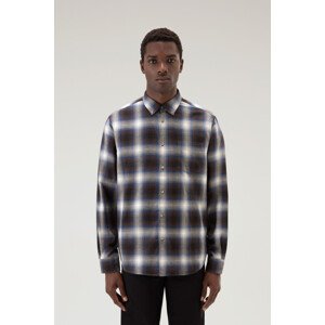 Košeľa Woolrich Light Flannel Shirt Šedá M