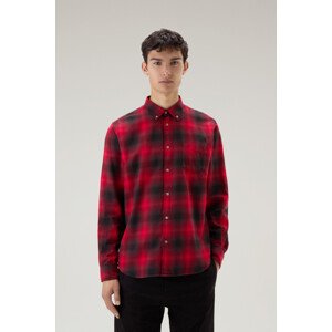 Košeľa Woolrich Light Flannel Shirt Červená L