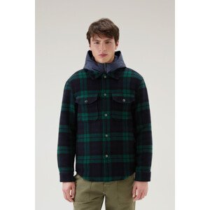 Bunda Woolrich Detachable Hood Down Overshirt Čierna Xxl