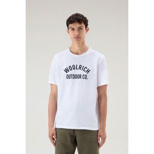 Tričko Woolrich Graphic Tee Biela M