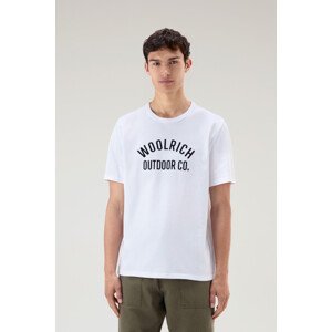 Tričko Woolrich Graphic Tee Biela S