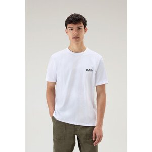 Tričko Woolrich Photographic Tee Biela L