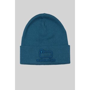 Čapica Woolrich Cotton Wool Beanie Modrá S