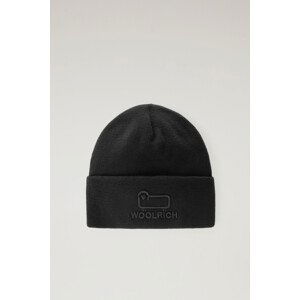 Čapica Woolrich Unisex Cotton Wool Beanie Čierna S