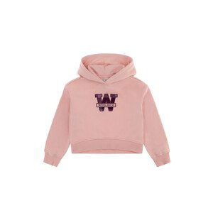 Mikina Woolrich Cotton Fleece Logo Hoodie Ružová 6