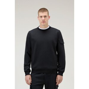 Mikina Woolrich Light Fleece Sweatshirt Čierna S
