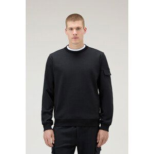Mikina Woolrich Light Fleece Sweatshirt Čierna L