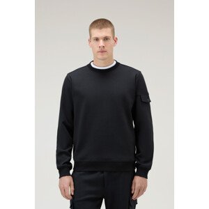 Mikina Woolrich Light Fleece Sweatshirt Čierna L