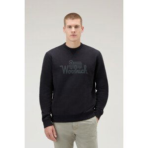 Mikina Woolrich Organic Cotton Sweatshirt Čierna M