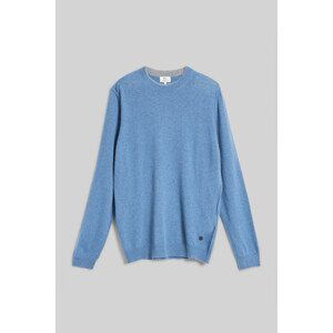 Sveter Woolrich Merinos Crewneck Pullover Modrá Xxl