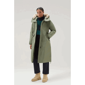 Bunda Woolrich Sherpa Visor Long Parka Šedá S