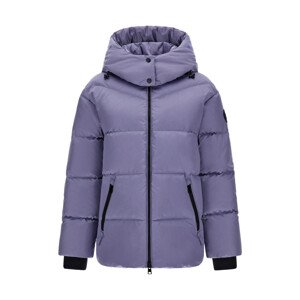 Bunda Woolrich Satin Logo Puffer Jacket Modrá Xs