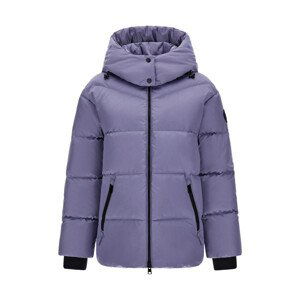 Bunda Woolrich Satin Logo Puffer Jacket Modrá L