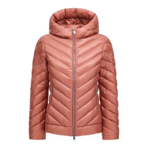 Bunda Woolrich Chevron Quilted Hooded Jacket Ružová M