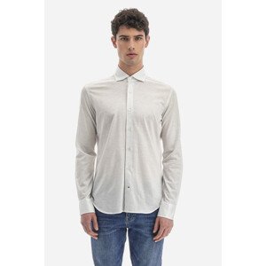 Košeľa La Martina Man L/S Shirt Soft Piquet Biela S