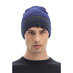 Čapica La Martina Man Beanie Blended Wool Jacqua Modrá None