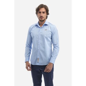 Košeľa La Martina Man Shirt Poplin Modrá Xl