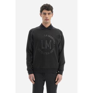 Mikina La Martina Man Crew Neck Sweatshirt Fleec Čierna Xxxl