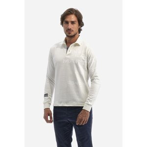 Polokošeľa La Martina Man Polo L/S Heavy Jersey Biela S