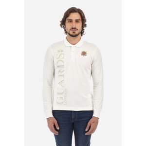 Polokošeľa La Martina Man Polo L/S Piquet Stretch Biela S