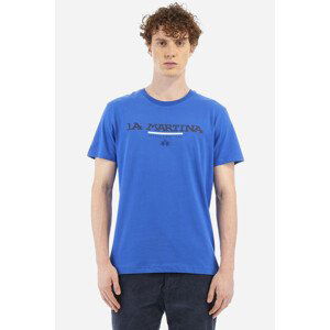 Tričko La Martina Man T-Shirt S/S Jersey Modrá Xl