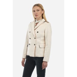 Sako La Martina Woman Jacket Knitted Heavy Fel Biela 40