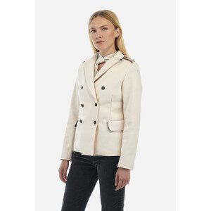 Sako La Martina Woman Jacket Knitted Heavy Fel Biela 44