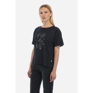 Tričko La Martina Woman T-Shirt S/S Peached Cott Čierna 4