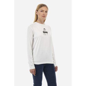 Tričko La Martina Woman T-Shirt L/S Viscose Jers Biela 1