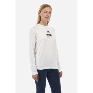 Tričko La Martina Woman T-Shirt L/S Viscose Jers Biela 2