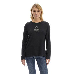 Tričko La Martina Woman T-Shirt L/S Viscose Jers Čierna 3