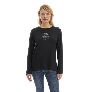 Tričko La Martina Woman T-Shirt L/S Viscose Jers Čierna 4