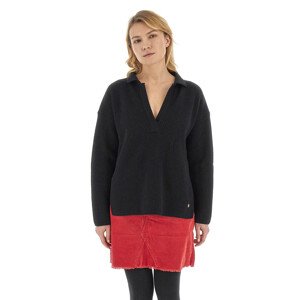 Sveter La Martina Woman Sweater Polo Alpaca Blen Čierna 1