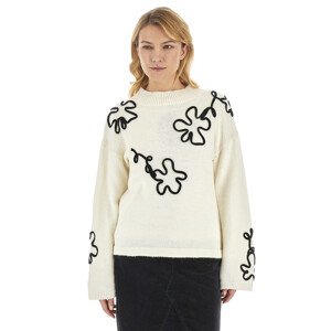 Sveter La Martina Woman Sweater Crew Neck Alpaca Biela 3