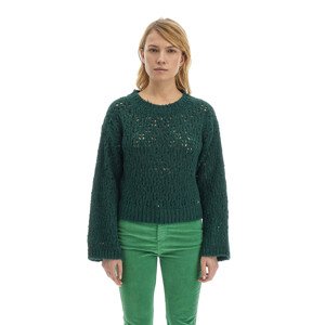 Sveter La Martina Woman Tricot Crew Neck Blended Zelená 2