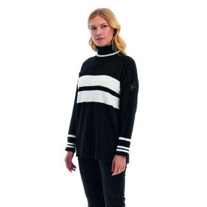 Sveter La Martina Woman Tricot Turtle Neck Wool Čierna 1