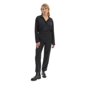 Nohavice La Martina Woman Trousers Poly Viscose Tw Čierna 40