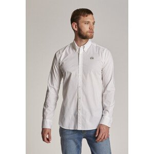 Košeľa La Martina Man Shirt L/S Poplin Stretch Biela S