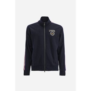 Mikina La Martina Man Full Zip Interlock Fleece Modrá L