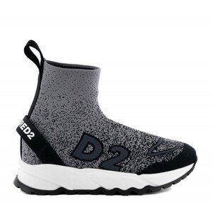 Členková Obuv Dsquared  Hi-Top Run Ds2 Sock Sneakers Šedá 32