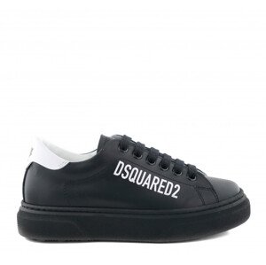 Tenisky Dsquared  Logo Print Boxer Sneakers Lace Up Čierna 32